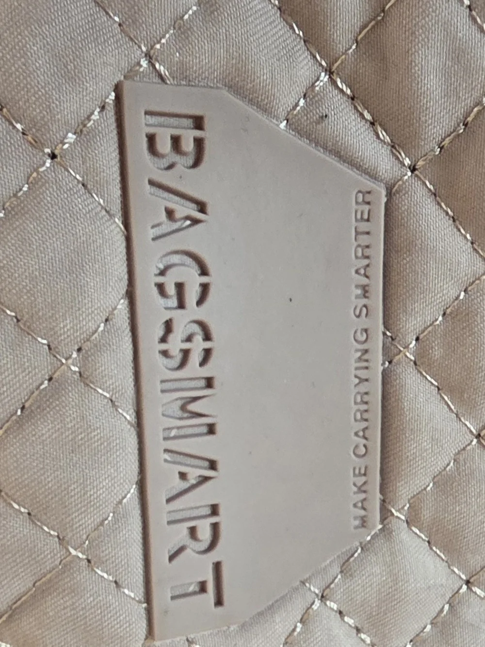 Quilted Large Tote in Dusty Rose by Bagsmart